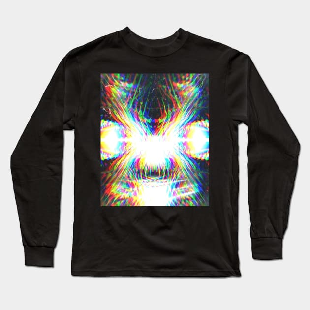 White Nightmare Long Sleeve T-Shirt by MisterCaos